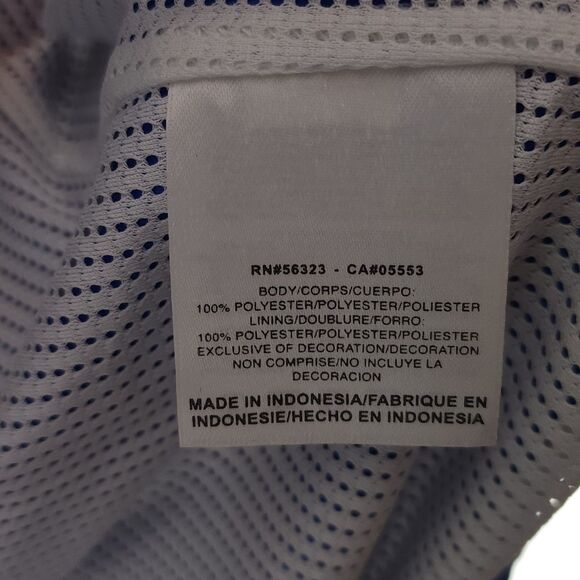 Vintage Nike Windbreaker Jacket Mens XL Blue White Swoosh Vented Sportswear - Picture 15 of 16